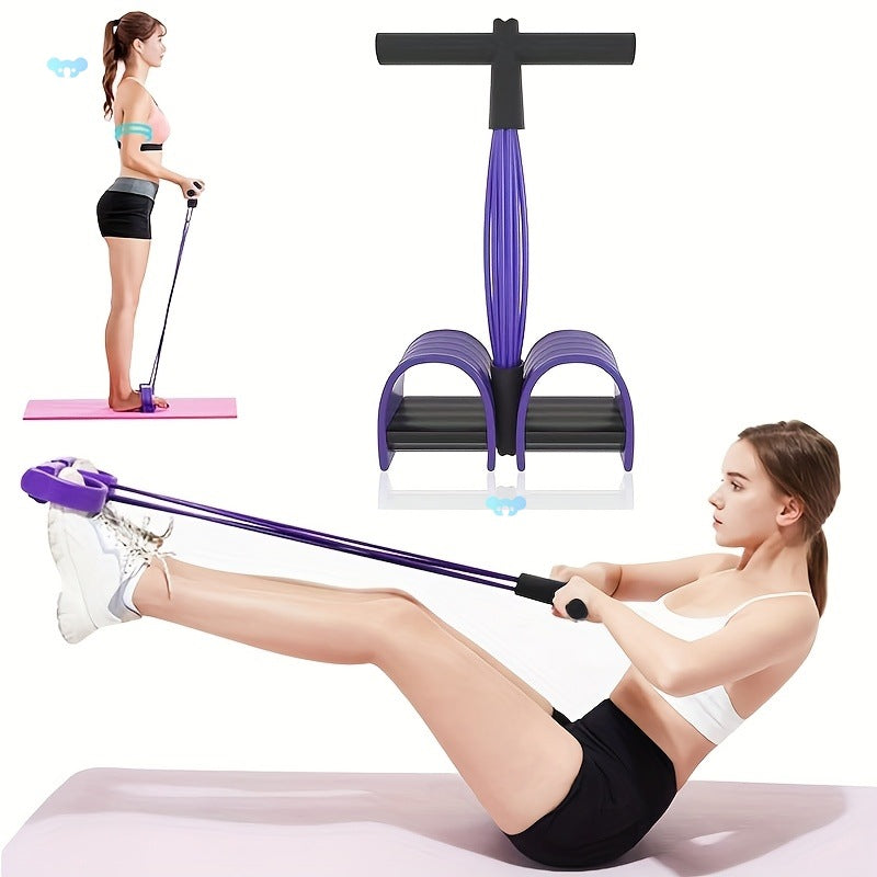 Multifunction Tension Rope 6 Tube Elastic Yoga Pedal Tension Rope
