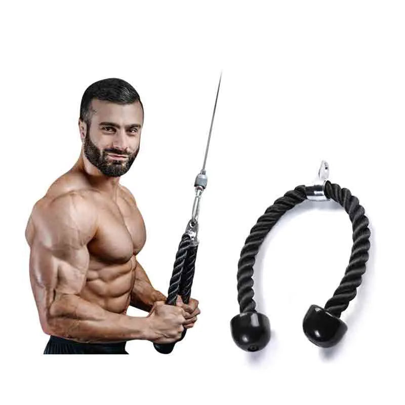 Triceps Rope Pull Down Cable No esperes a q este libre en el gym ten una propia